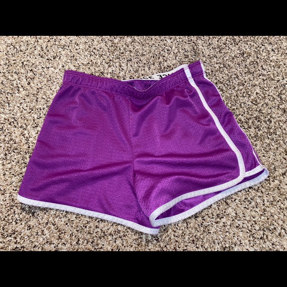 purple justice shorts sz 12